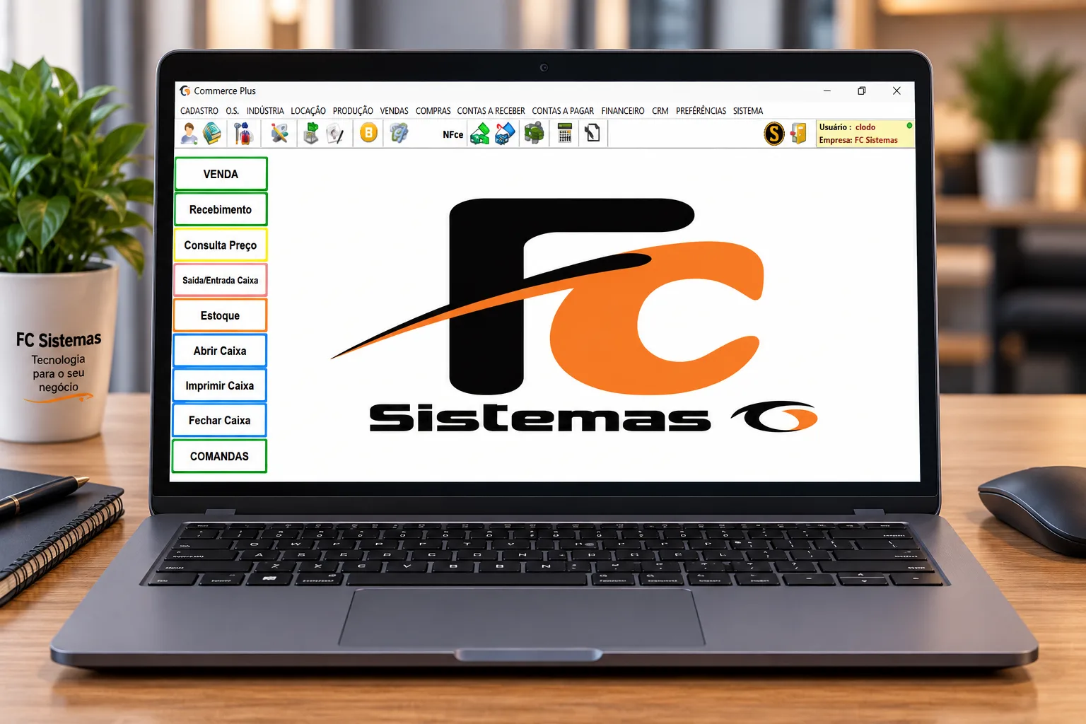 Interface do Commerce Plus